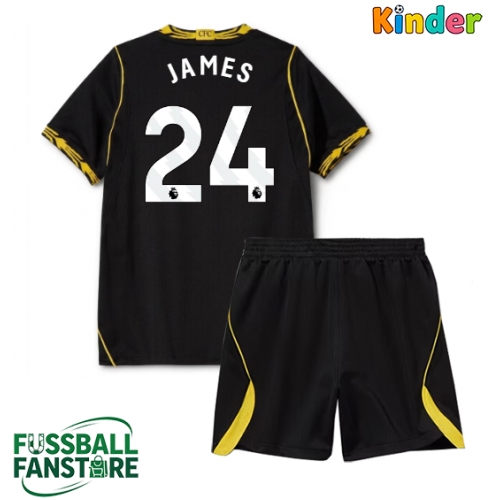 Chelsea Reece James #24 Replik Auswärtstrikot Kinder 2026-27 Kurzarm (+ Kurze Hosen)
